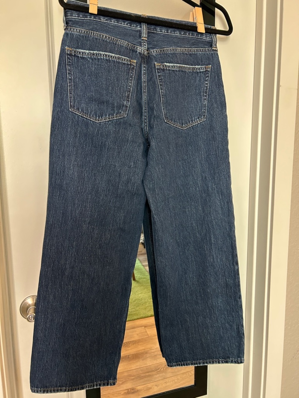 J. Crew Dark Blue 90s Vintage Baggy Jeans - Picture 3 of 10